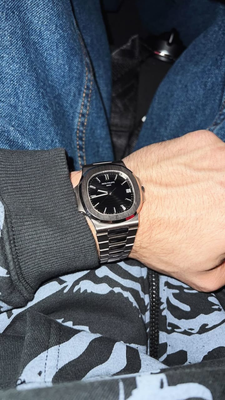 Patek Philippe Date Just Black Luxury Watch for Men